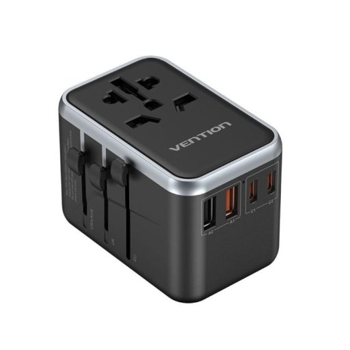 Vention 65W GaN Travel Adapter and Charger 2x USB-A 2x USB-C