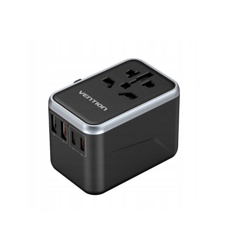 Vention 65W GaN Travel Adapter and Charger 2x USB-A 2x USB-C