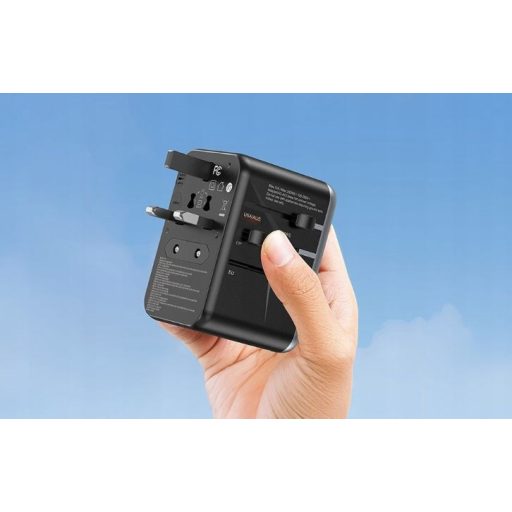 Vention 65W GaN Travel Adapter and Charger 2x USB-A 2x USB-C