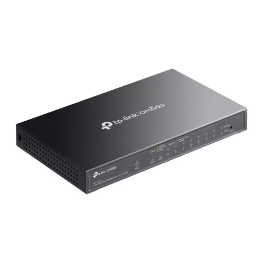 TP-Link Omada ES210GMP hálózati kapcsoló Vezérelt Gigabit Ethernet (10/100/1000) Ethernet-áramellátás (PoE) támogatása Fekete