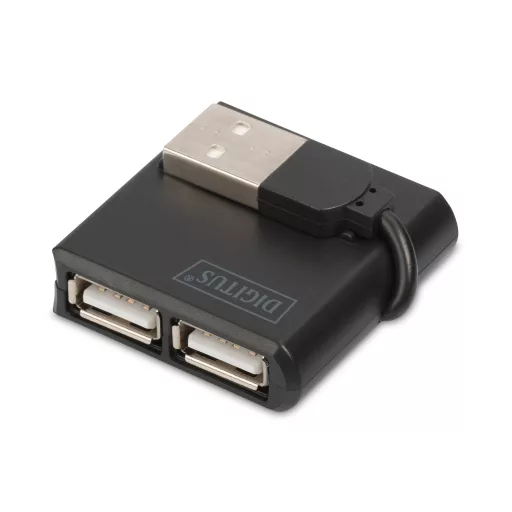 Digitus DA-70217 hálózati csatlakozó 480 Mbit/s Fekete