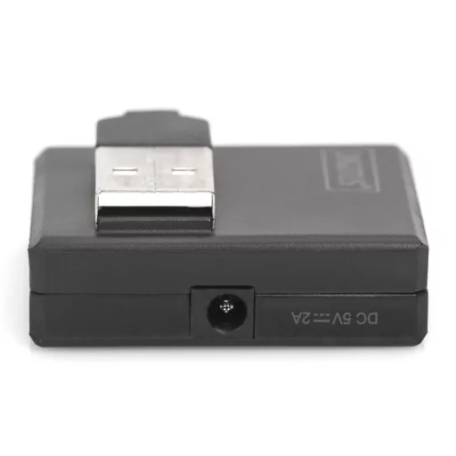 Digitus DA-70217 hálózati csatlakozó 480 Mbit/s Fekete