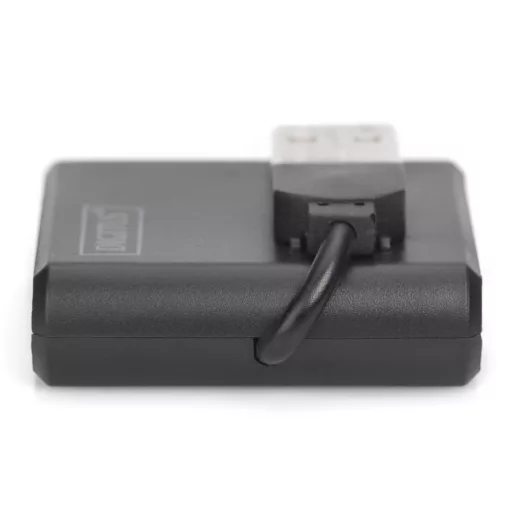 Digitus DA-70217 hálózati csatlakozó 480 Mbit/s Fekete