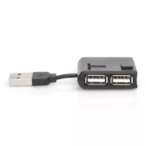 Digitus DA-70217 hálózati csatlakozó 480 Mbit/s Fekete