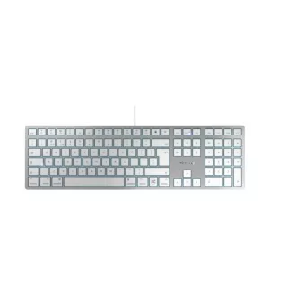   CHERRY KC 6000C FOR MAC billentyűzet Univerzális USB QWERTY Amerikai angol Ezüst