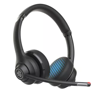   JLab Go Work Gen 2 Headset Vezetékes és vezeték nélküli Fejpánt Hívás/zene USB C-típus Bluetooth Fekete, Kék