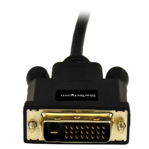 StarTech.com MDP2DVIMM3B video átalakító kábel 0,9 M mini DisplayPort DVI-D Fekete