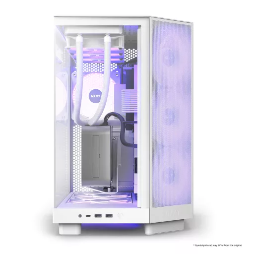 NZXT H6 Flow RGB Midi Tower Fehér