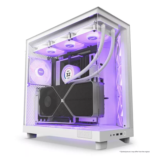 NZXT H6 Flow RGB Midi Tower Fehér