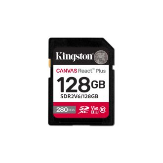   Kingston Technology Canvas React Plus 128 GB SDXC UHS-II Class 10