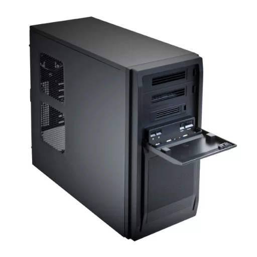 Chieftec LF-02B-OP Midi Tower Fekete