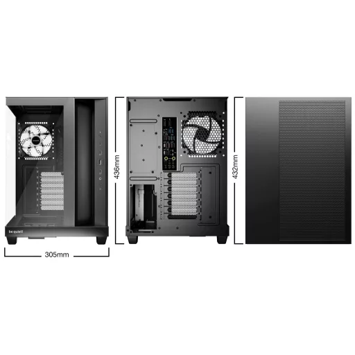 be quiet! Light Base 500 LX Black Midi Tower Fekete