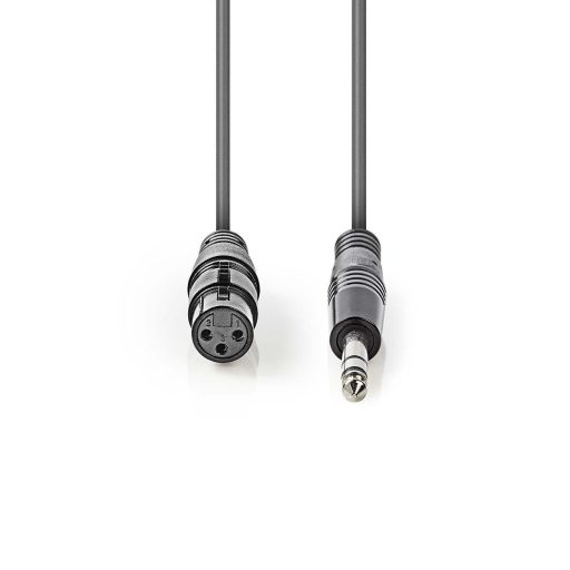 Nedis COTH15110GY15 audio kábel 1,5 M XLR (3-pin) 6.35mm Szürke