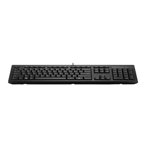 HP 125 G2 USB Wired Keyboard billentyűzet Irodai Fekete