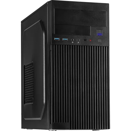 Inter-Tech IT-6521 Straight Micro Tower Fekete