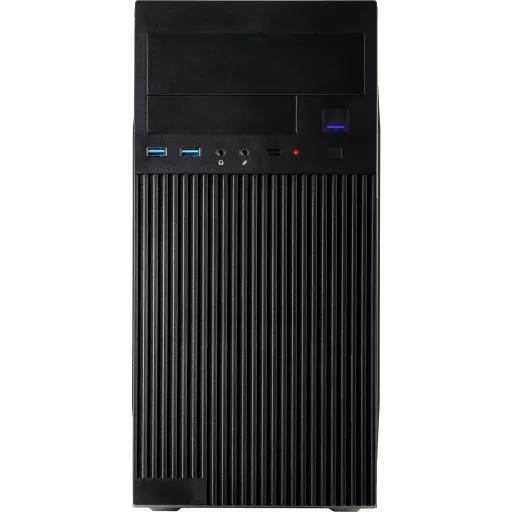 Inter-Tech IT-6521 Straight Micro Tower Fekete