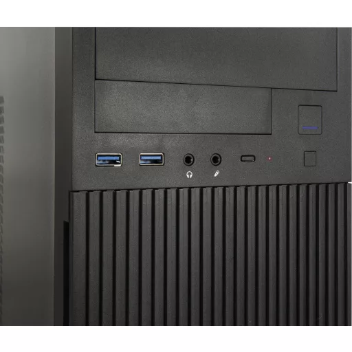 Inter-Tech IT-6521 Straight Micro Tower Fekete