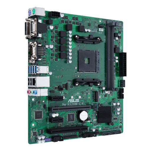 ASUS PRO A520M-C II/CSM AMD A520 AM4 foglalat Micro ATX