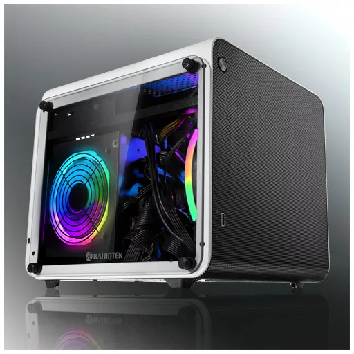 RAIJINTEK METIS EVO TGS Mini Tower Fehér