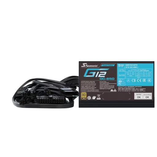 Seasonic Netzteil 850W G12 GC-850 80+Gold ATX Fekete