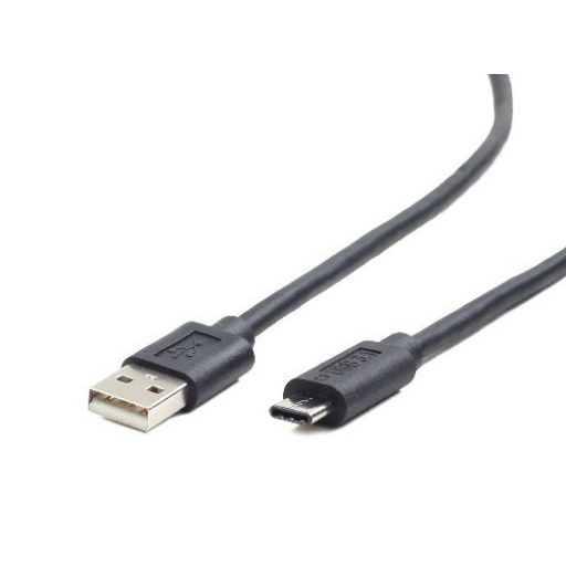 Gembird USB-A/USB-C, 1m USB kábel USB 2.0 USB A USB C Fekete