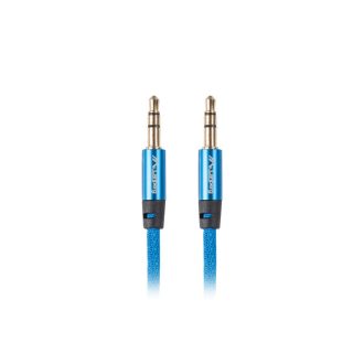Lanberg CA-MJMJ-10CU-0030-BL audio kábel 3 M 3.5mm Kék