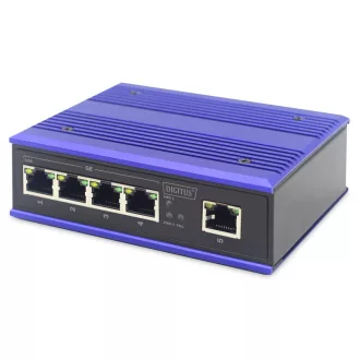   ASSMANN Electronic DN-651118 hálózati kapcsoló Gigabit Ethernet (10/100/1000) Fekete, Kék