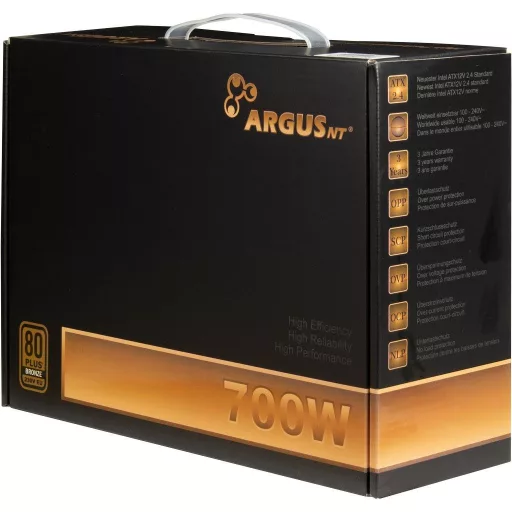 Inter-Tech ArgusNT BPS-700 700 W 20+4 pin ATX ATX Fekete