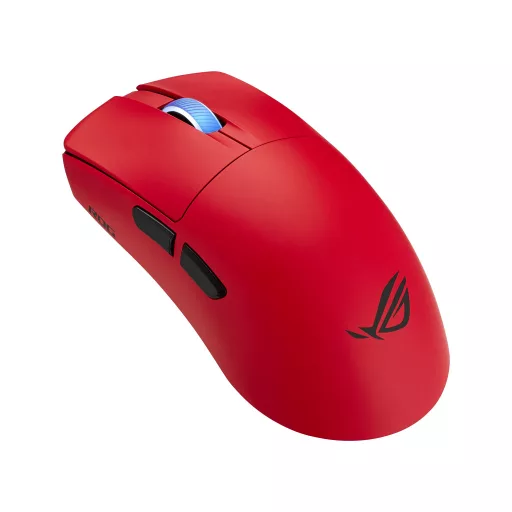 ASUS ROG Harpe II Ace RED egér Játék Jobbkezes RF Wireless + Bluetooth + USB Type-A Optikai 42000 DPI