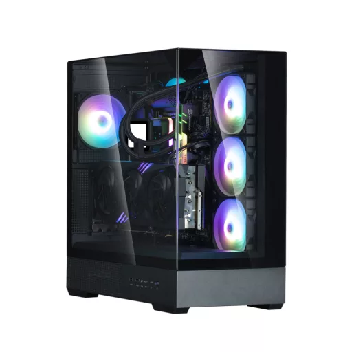 Zalman P40 Prism Black Midi Tower Fekete
