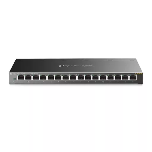 TP-Link TL-SG116E Beállítást nem igénylő (unmanaged) L2 Gigabit Ethernet (10/100/1000) Fekete