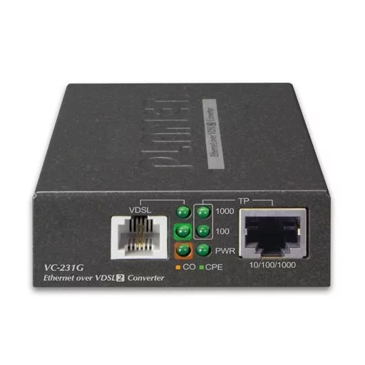 PLANET VC-231G hálózati média konverter 1000 Mbit/s Fekete
