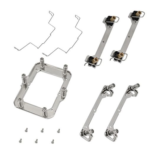 Silverstone SST-XED120S-WS számítógépes hűtőrendszer Processzor Hűtőborda/hűtő 12 cm Ezüst 1 db