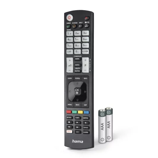 Hama 00221061 távirányító Vezeték nélküli infravörös TV Nyomógombok