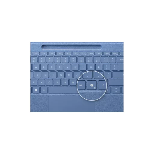 Microsoft Surface 8YU-00027 billentyűzet mobil eszközhöz QWERTZ Német Bluetooth Kék