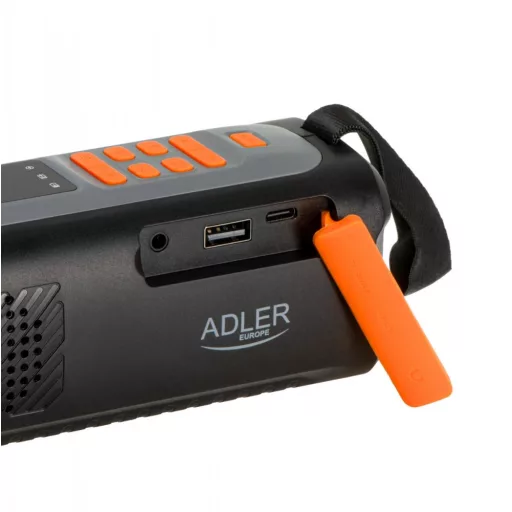 Emergency Radio with Solar Power - Hand Crank | Bluetooth 5.0 | 4W LED Flashlight | 4500 mAh Powerbank