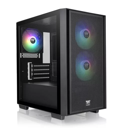 Thermaltake Versa H16 TG ARGB Micro Tower Fekete