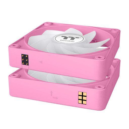 Thermaltake CT140 EX Reverse ARGB Sync PC 14 cm Rózsaszín 3 db