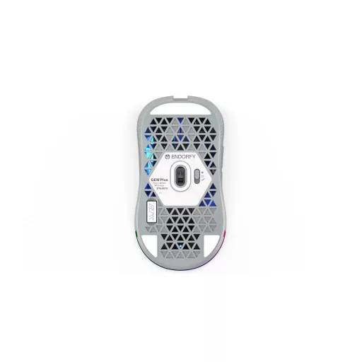 ENDORFY GEM Plus Wireless Onyx White egér Játék Kétkezes RF Wireless + USB Type-C Optikai 26000 DPI