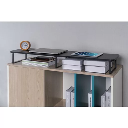 Gembird MS-TABLE2-01 asztali TV konzol Fekete