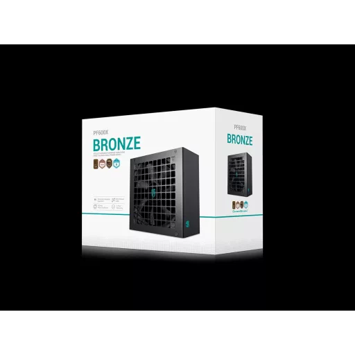 DeepCool PF600X 600 W 20+4 pin ATX ATX Fekete