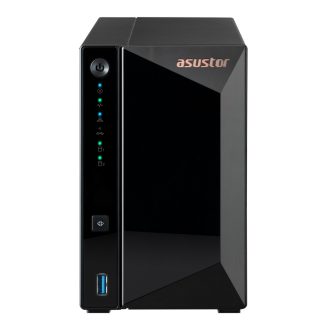   Asustor DRIVESTOR 2 Pro Gen2 AS3302T v2 NAS Realtek RTD1619B 2 GB DDR4 ADM Fekete