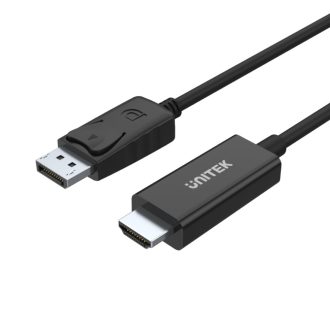   UNITEK Y-5118CA video átalakító kábel 1,8 M HDMI A-típus (Standard) DisplayPort Fekete