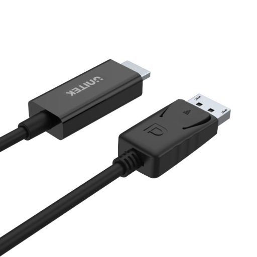 UNITEK Y-5118CA video átalakító kábel 1,8 M HDMI A-típus (Standard) DisplayPort Fekete