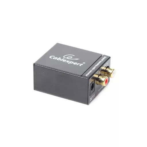 Gembird DSC-OPT-RCA-001 audió konverter Fekete
