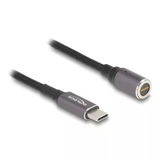 DeLOCK 80780 tápkábel Antracit, Fekete 1,8 M USB C 8-tűs