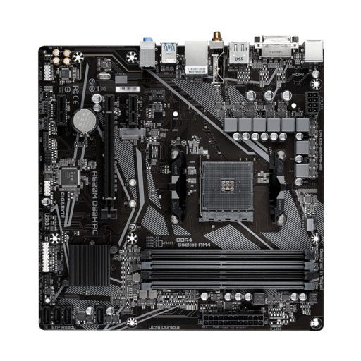 GIGABYTE A520M DS3H AC AMD A520 AM4 foglalat Micro ATX