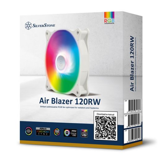 Silverstone Air Blazer 120RW Processzor Ventilátor Fehér 1 db