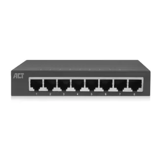   ACT AC4418 hálózati kapcsoló Beállítást nem igénylő (unmanaged) Gigabit Ethernet (10/100/1000) Szürke