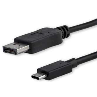   StarTech.com CDP2DPMM1MB video átalakító kábel 1 M DisplayPort USB C-típus Fekete